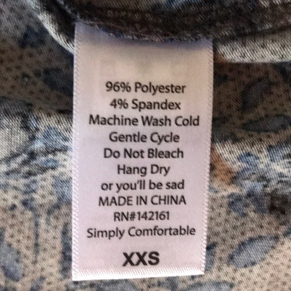 BNWT LuLaRoe Irma tunic size XXS - Picture 4 of 4